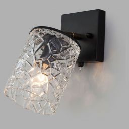 Настенный светильник Eurosvet 20095/1 черный/золото (EUROSVET 20095/1 черный/золото)