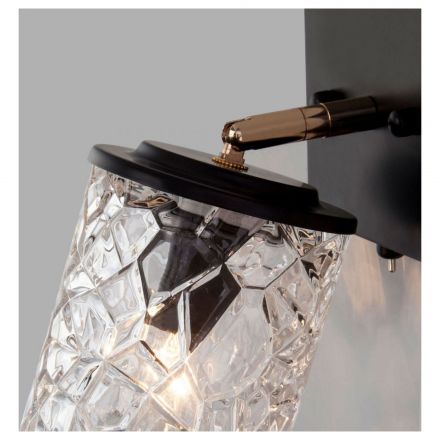 Настенный светильник Eurosvet 20095/1 черный/золото