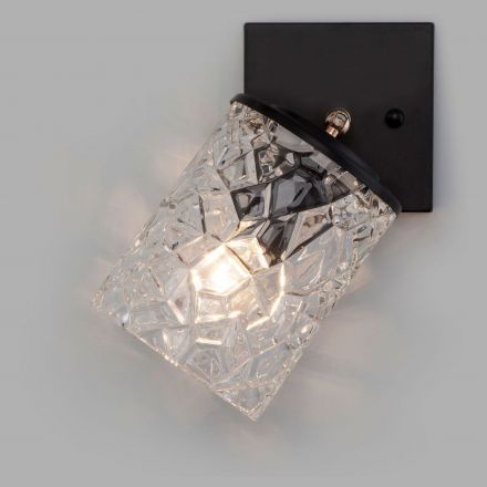 Настенный светильник Eurosvet 20095/1 черный/золото