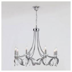 Подвесная люстра Eurosvet 60064/8 хром