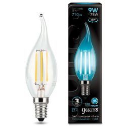 Лампа Gauss 104801209 LED Filament Candle tailed E14 9W 4100K