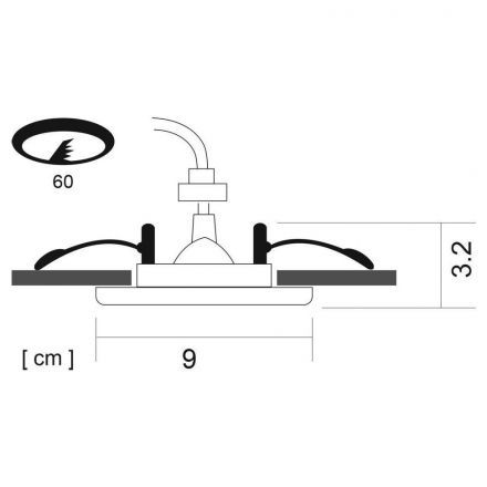 Точечный светильник Arte Lamp A5221PL-1CC