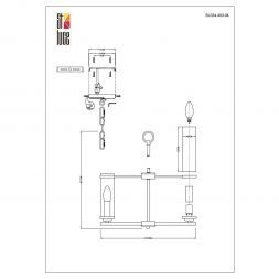 Люстра подвесная ST Luce SL334.403.04 BICHERO