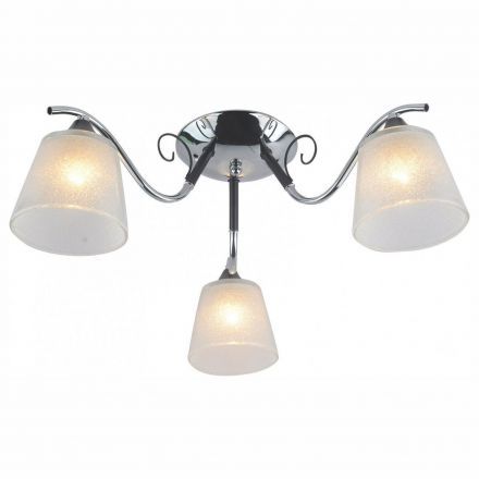 Люстра ЭкономСвет 13147/3CR+BK WT