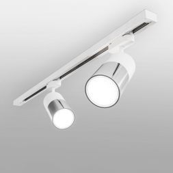 Трековый светодиодный светильник Elektrostandard Avantag Белый матовый/хром 6W 4200K (LTB27)