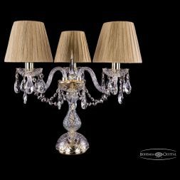 Настольная лампа Bohemia Ivele Crystal 1406L/3/141-39/G/SH7-160