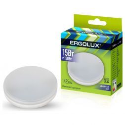 Светодиодная лампа Ergolux LED-GX53-15W-GX53-6K