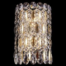 Настенный светильник Crystal Lux Lirica AP2 Chrome/Gold-Transparent