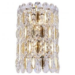 Настенный светильник Crystal Lux Lirica AP2 Chrome/Gold-Transparent