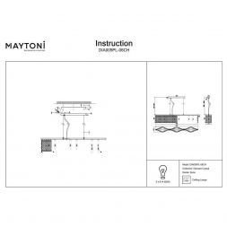Подвесная люстра Maytoni Dune DIA005PL-06CH