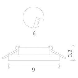 Точечный светильник Arte Lamp A5223PL-1CC