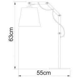 Светильник настольный Arte Lamp A5700LT-1BK