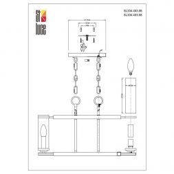 Люстра подвесная ST Luce SL334.403.06 BICHERO