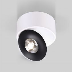 Накладной светодиодный светильник Glide белый/черный 25100/LED Elektrostandard