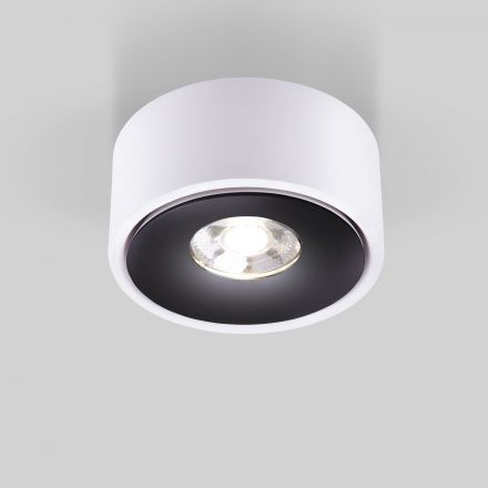 Накладной светодиодный светильник Glide белый/черный 25100/LED Elektrostandard