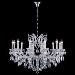 Подвесная люстра Crystal Lux HOLLYWOOD SP12 GOLD