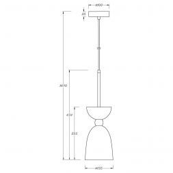 Подвесной светильник Maytoni MOD113PL-01W Cloches
