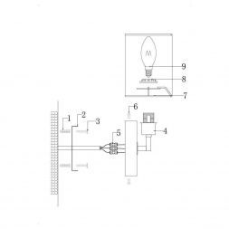 Бра Maytoni Z030WL-02BS Bianco
