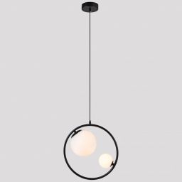 Светильник потолочный Linvel LV 9404/2 Огма Чёрный Е27 40W +G9 25W D310 H1000мм (LINVEL LV 9404/2 Огма Чёрный Е27 40W +G9 25W)