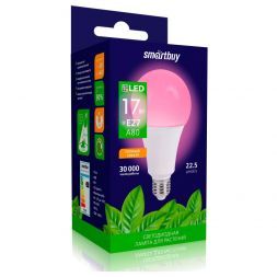 Светодиодная лампа Фито Smartbuy SBL-A80-17-fito-E27