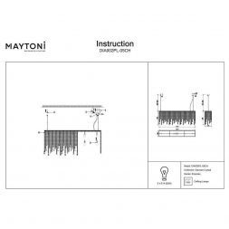 Подвесная люстра Maytoni Empress DIA002PL-05CH