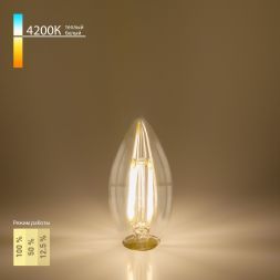 Филаментная светодиодная лампа Dimmable 5W 4200K E14 Elektrostandard BLE1401