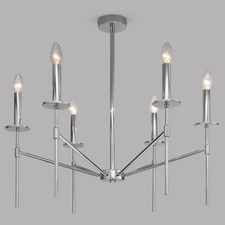 Потолочный светильник 60142/6 хром Eurosvet