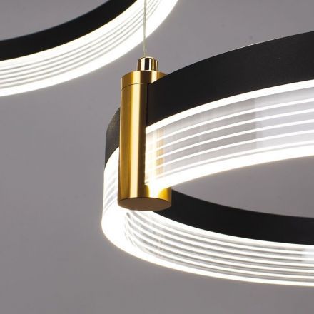 Подвесной светодиодный светильник Arte Lamp A2184SP-1BK Mercury