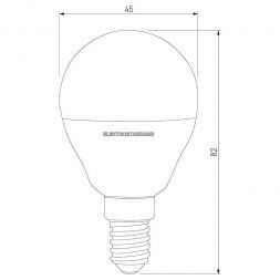 Светодиодная лампа G45 Elektrostandard Mini Classic LED 7W 6500K E14 матовое стекло (BLE1407)
