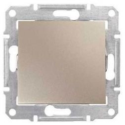 Выключатель 1-клавишный Schneider Electric Sedna Титан 10 А (сх.1)