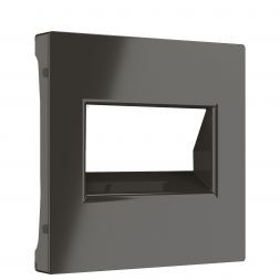 Накладка для двойной розетки Еthernet RJ-45 Werkel W1191107 серо-коричневый (WL07-RJ45+RJ45-CP)