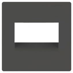 Накладка для двойной розетки Еthernet RJ-45 Werkel W1191107 серо-коричневый (WL07-RJ45+RJ45-CP)