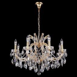 Подвесная люстра Crystal Lux HOLLYWOOD SP8 GOLD