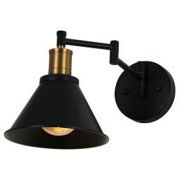 Бра Linvel LB 9455/1 Коди Чёрный/бронза Е27 60W 300х180х190 (LINVEL LB 9455/1 Чёрный/бронза) Бра Linvel LB 9455/1 Коди Чёрный/бронза Е27 60W 300х180х190 (LINVEL LB 9455/1 Чёрный/бронза)