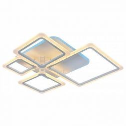 Потолочный светодиодный светильник 8050/4 WHT 106W+14W RGB белый Profit Light