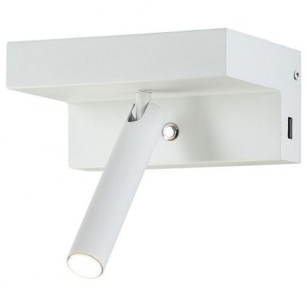 Настенный светильник Crystal Lux CLT 228W USB WH