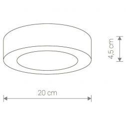 Уличный потолочный светодиодный светильник Nowodvorski Merida Led 9514