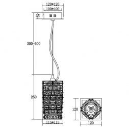 Подвесной светодиодный светильник Maytoni Coil MOD124PL-L3CH3K