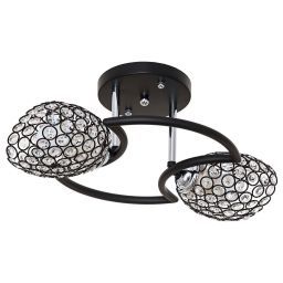 Люстра ЭкономСвет 33916/2BK+CR BK+CL (EKONOMSVET 33916/2BK+CR BK+CL)