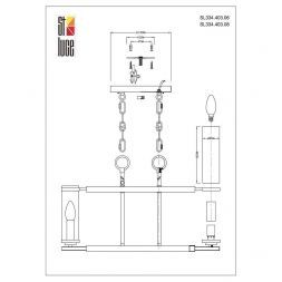 Люстра подвесная ST Luce SL334.403.08 BICHERO