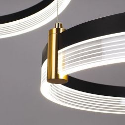 Подвесной светодиодный светильник Arte Lamp A2185SP-3BK Mercury