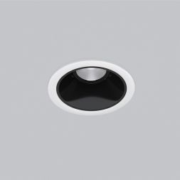 Встраиваемый светодиодный светильник Elektrostandard 25081/LED 8W 4200K белый/чёрный жемчуг