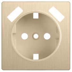 Накладка для розетки + USB Werkel W1179510 шампань рифленый (WL10-USB-CP)