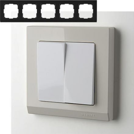 Рамка 5-местная Werkel W0052003 слоновая кость (WL03-Frame-05)