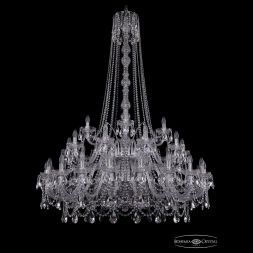 Люстра Bohemia Ivele Crystal 1411/20+10+5/460/h-175/2d/Ni