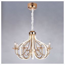 Люстра с LED подсветкой рожков Bogate