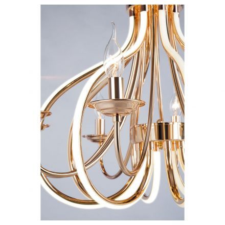 Люстра с LED подсветкой рожков Bogate&#039;s 420/8 Ariel золото