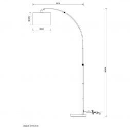 Торшер Arte Lamp A4060PN-1CC