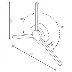 Уличный светильник Elektrostandard 1665 TECHNO LED LEVER белый