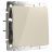 Выключатель 1-клавишный проходной Werkel W1112003 слоновая кость (WL03-SW-1G-2W-ivory)